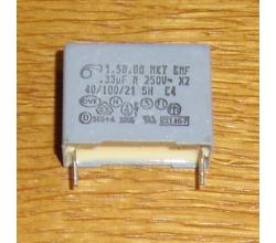 X2- Kondensator 0,33uF 250V AC MKT
